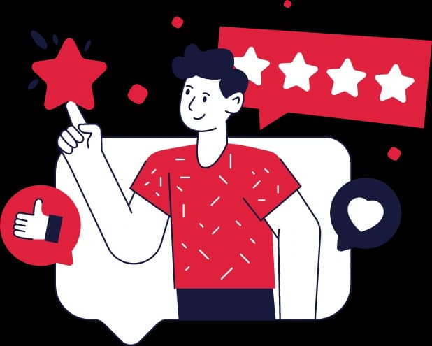 Client testimonials illustration